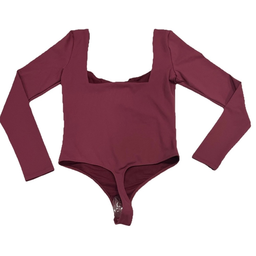 Intimately Free People Bodysuit Sexy Maroon Small NWT $68